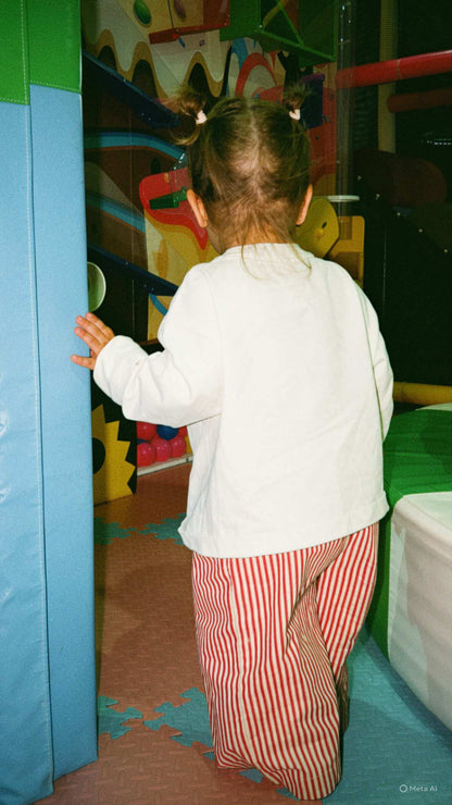 The Alba pant - Candy stripe