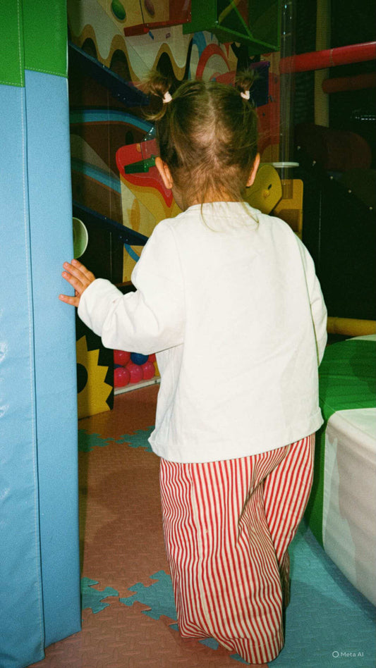 The Alba pant - Candy stripe