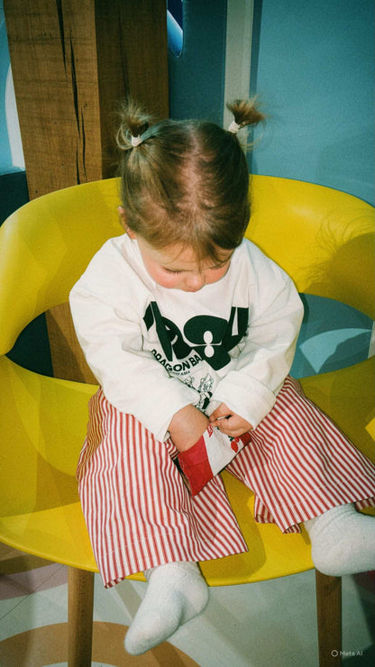 The Alba pant - Candy stripe