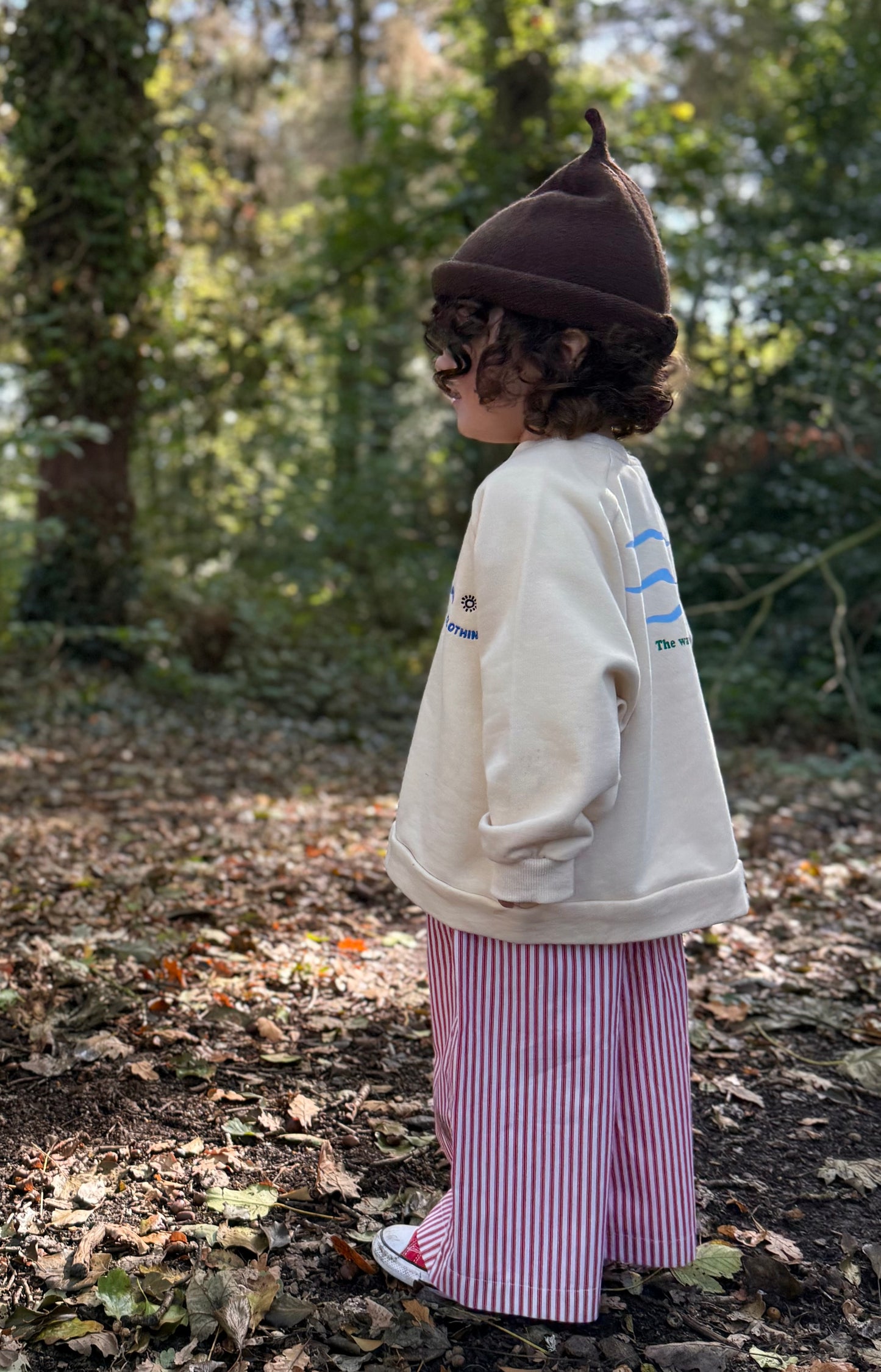 The Alba pant - Candy stripe